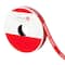 3/8" x 12ft. Red & White Merry Christmas Ribbon by Celebrate It® Christmas